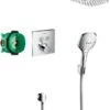 Hansgrohe Raindance Select E - Doucheset 300 Met ShowerSelect Thermostaat, 2jet, Chroom 27296000 -Douche Uitrusting 96fc00a2fe521b004a091ff3