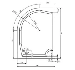 Gelco Douchebakken - RIVA Douchebak, 1000x800 Mm, Rechts, Wit GR10080R -Douche Uitrusting 99046365598d7e466cd990fe