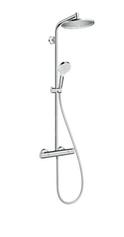 Hansgrohe Crometta - Showerpipe S 240 Doucheset Met Thermostaat, EcoSmart 9 L/min, Chroom 27268000
