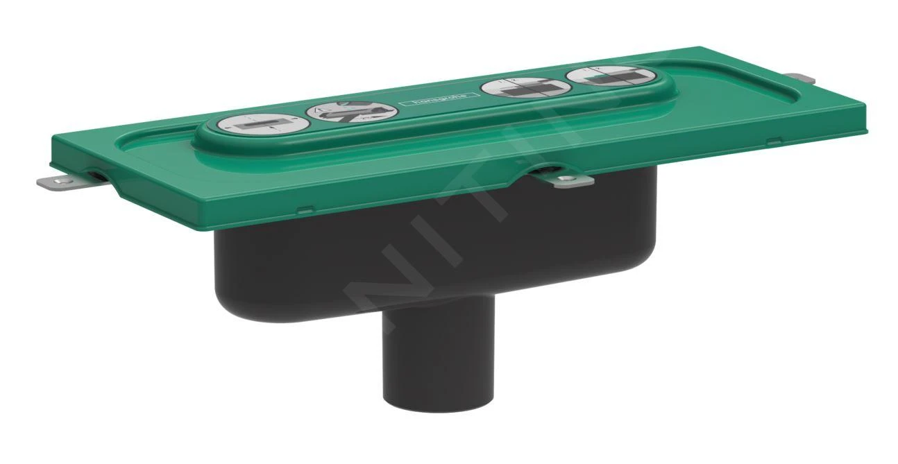 Hansgrohe UBox Universal - Inbouwlichaam Voor Rechte Afvoeren Voor Verticale Installatie 01002180 3 Hansgrohe UBox Universal - Inbouwlichaam Voor Rechte Afvoeren Voor Verticale Installatie 01002180