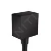 Hansgrohe Fixfit - Muuraansluitbocht Square Met Terugslagklep, Mat Zwart 26455670 -Douche Uitrusting a0d40114bc40a705511e9b17