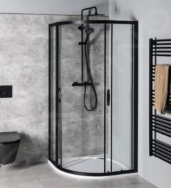 Gelco Sigma - Douchehoek 80x80 Cm, R550, Mat Zwart/helder Glas GS5580B -Douche Uitrusting a4dda3abae59a453b69fe1a1 1