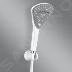 Kludi Fizz - Set Van Douchekop, Houder En Slang, 3jets, Wit/chroom 6775091-00 10 Kludi Fizz - Set Van Douchekop, Houder En Slang, 3jets, Wit/chroom 6775091-00 -Douche Uitrusting a6ff5e18c4b57e9d536903f7