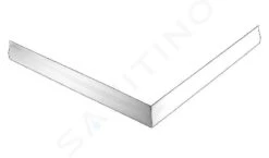 Lansanit Accessoires - Voorpaneel Voor Rechthoekige Douchebak, Steunpoten, Wit LAN-PANEL-O