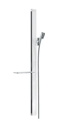 Hansgrohe Unica&apos;E - Glijstang 900 Mm, Met Doucheslang, Wit/chroom 27640400