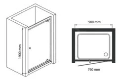 Lansanit LitEX Elisa - Pendel Douchedeur 900 Mm, Glanzend Aluminium/helder Glas PF90-190-C 6 Lansanit LitEX Elisa - Pendel Douchedeur 900 Mm, Glanzend Aluminium/helder Glas PF90-190-C -Douche Uitrusting a931ae746aca2fa0d2a21ea7