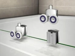 Lansanit LitIN Vati - Douchecabine 3 Delig 900x1200 Mm, Incl. Douchebak, Glanzend Aluminium/helder Glas SR90X120-C-SET -Douche Uitrusting abcec152659d8bc5f54d9791 2