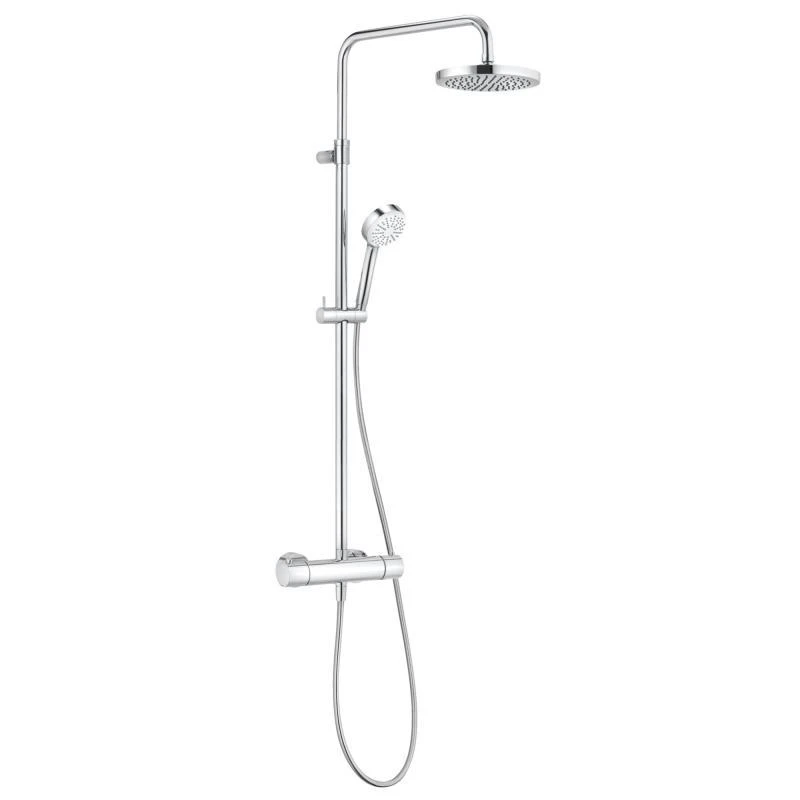 Kludi Logo - Dual Shower System Doucheset Met Thermostaat, 200 Mm, Chroom 6809505-00 3 Kludi Logo - Dual Shower System Doucheset Met Thermostaat, 200 Mm, Chroom 6809505-00