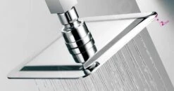 Sapho Slim - Slim Hoofddouche, 500x500 Mm, Gepolijst Roestvrij Staal MS565 -Douche Uitrusting af808e96edebf2aa718a46ae