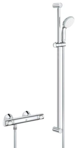 Grohe Precision Flow - Doucheset Met Thermostatische Kraan, Met Douchestang 920 Mm, Chroom 34842000
