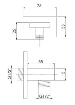 Steinberg 135 - Wandaansluitbocht, Mat Zwart 135 1660 S -Douche Uitrusting b10136a23bbbcbedf17cc1d7 1