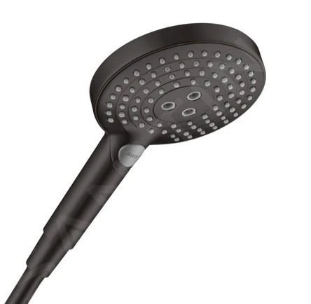 Hansgrohe Raindance Select S - Handdouche 120, 3jet, EcoSmart, Mat Zwart 26531670 3 Hansgrohe Raindance Select S - Handdouche 120, 3jet, EcoSmart, Mat Zwart 26531670