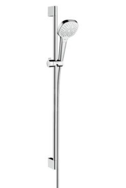 Hansgrohe Croma Select E - Multi Glijstangset EcoSmart 9l/min 0,90 M, Wit/chroom 26591400