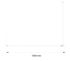 Lansanit LitEX - Walk-In Douchewand, 1000 Mm, Helder Glas W100-C -Douche Uitrusting c090a113a841e2a05b9b7dd1