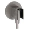 Hansgrohe Fixfit - Muuraansluitbocht Met Handdouchehouder, Geborsteld Zwart Chroom 26888340