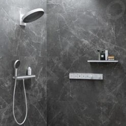 Hansgrohe Rainfinity - Handdouche 130, 3jet, EcoSmart, Mat Wit 26865700 23 Hansgrohe Rainfinity - Handdouche 130, 3jet, EcoSmart, Mat Wit 26865700 -Douche Uitrusting cbaaf7f1548bcb62e6e5fec3