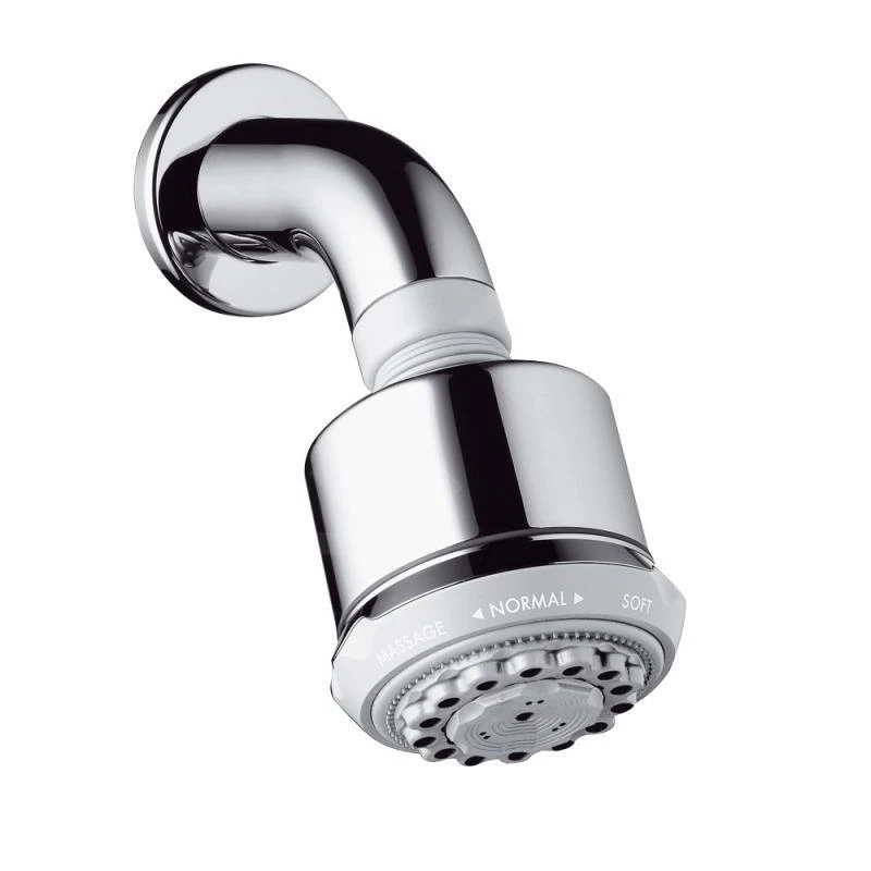 Hansgrohe Clubmaster - Hoofddouche Met Douchearm, 3jet, Chroom 27475000 3 Hansgrohe Clubmaster - Hoofddouche Met Douchearm, 3jet, Chroom 27475000