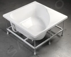 Polysan Carmen - Diepe Douchebak 900x900x300 Mm, Met Constructie, Heavy Shell, Wit 29711 -Douche Uitrusting d035a425a7615c6c1ac02f2b