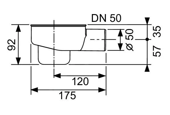 Tece Toebehoren - Sifon Voor Douchegoot Normaal, Zijaansluiting Aan Een Afvoer DN50 650001 4 Tece Toebehoren - Sifon Voor Douchegoot Normaal, Zijaansluiting Aan Een Afvoer DN50 650001 - Afbeelding 2