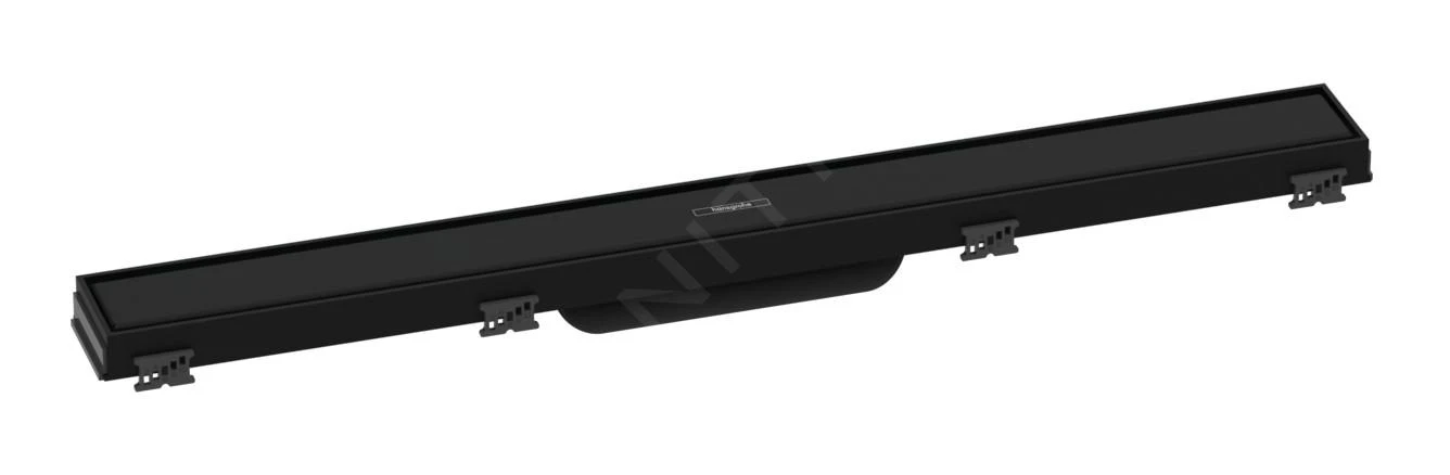 Hansgrohe RainDrain Match - Douchegoot Met Rvs Rooster 700, In Hoogte Verstelbaar Frame, Mat Zwart 56037670 3 Hansgrohe RainDrain Match - Douchegoot Met Rvs Rooster 700, In Hoogte Verstelbaar Frame, Mat Zwart 56037670