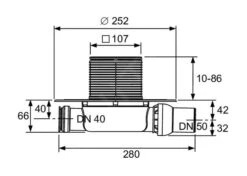 Tece Douchegoten - Afvoerset Horizontaal, Verlaagd, 100x100 Mm, Rvs/kunststof 3601102 5 Tece Douchegoten - Afvoerset Horizontaal, Verlaagd, 100x100 Mm, Rvs/kunststof 3601102 -Douche Uitrusting d78dc5a61a115f2bc8d9174a