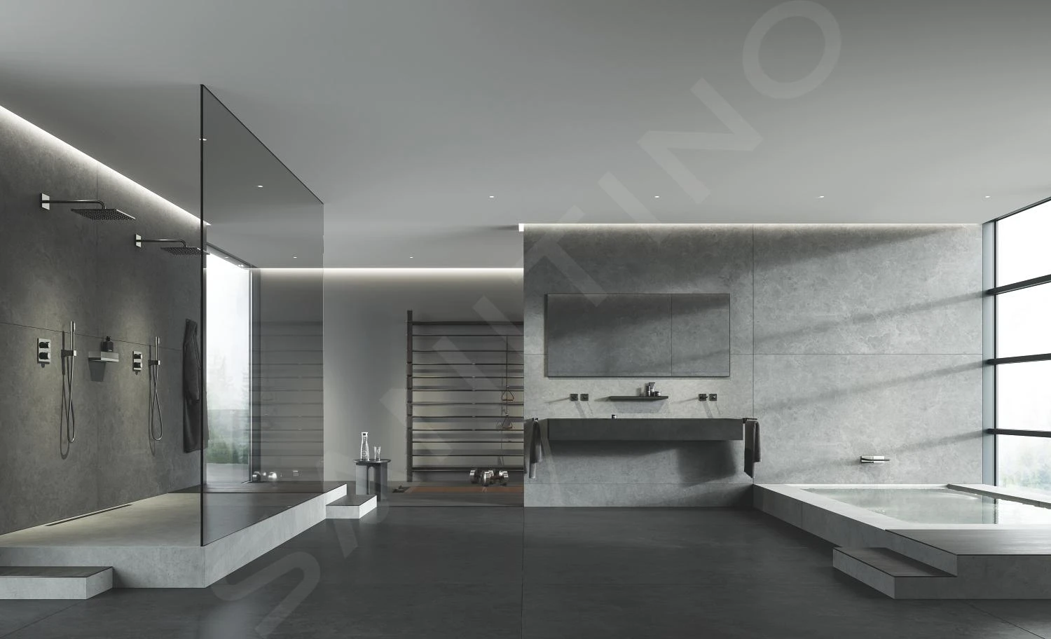 Grohe Rainshower SmartActive Cube - Hoofddouche 310, Douchearm 430 Mm, 2-jets, Hard Graphite 26479A00 7 Grohe Rainshower SmartActive Cube - Hoofddouche 310, Douchearm 430 Mm, 2-jets, Hard Graphite 26479A00 - Afbeelding 5