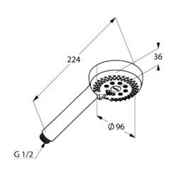 Kludi Logo - Handdouche, Chroom 6830005-00 -Douche Uitrusting d995e8264f06030444c35f33