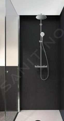 Hansgrohe Crometta - Showerpipe S 240 Doucheset Met Thermostaat, EcoSmart 9 L/min, Chroom 27268000 -Douche Uitrusting db8757a699f146527ddbbd9c