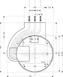 Hansgrohe Inbouwdelen - Inbouwdeel Voor Hoofddouche Raindance Rainmaker, Diameter 600mm 3jet 28412180 4 Hansgrohe Inbouwdelen - Inbouwdeel Voor Hoofddouche Raindance Rainmaker, Diameter 600mm 3jet 28412180 - Afbeelding 2