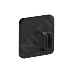 Axor Citterio E - Muuraansluitbocht Met Houder, Mat Zwart 36724670