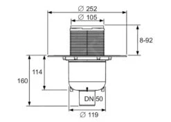 Tece Douchegoten - Afvoerset Loodrecht 100x100 Mm, Rvs/kunststof 3601300 5 Tece Douchegoten - Afvoerset Loodrecht 100x100 Mm, Rvs/kunststof 3601300 -Douche Uitrusting ecc88f4a9a39f91f2c352521