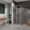 Lansanit LitLUX Slim Tadao - Douchecabine 4 Delig 1000x1000 Mm, Glanzend Aluminium/helder Glas PRD11 -Douche Uitrusting ee0ddb49785dbc02ebcc5b9e 1