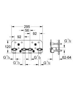 Grohe Rainshower F - Aansluitset 26042000 -Douche Uitrusting ee911a7f18380bc67ea3bd7e