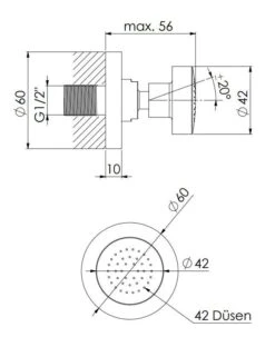 Steinberg 100 - Zijdouche, Mat Zwart 100 4400 S -Douche Uitrusting ef48f4e532ffc4d4c3e75467