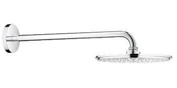 Grohe Rainshower - Cosmopolitan Hoofddouche, Douchearm 422 Mm, Wit/chroom 26171000 3 Grohe Rainshower - Cosmopolitan Hoofddouche, Douchearm 422 Mm, Wit/chroom 26171000