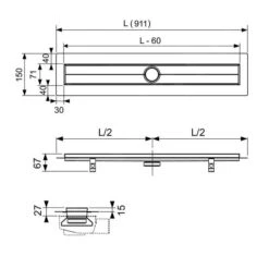 Tece TECEdrainline - Douchegoot 900 Mm, Met Seal System Afdichtingsband, Rvs 600900 5 Tece TECEdrainline - Douchegoot 900 Mm, Met Seal System Afdichtingsband, Rvs 600900 -Douche Uitrusting f26879e1f79008a466fbd1f9