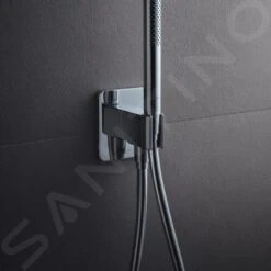 Axor Urquiola - Muuraansluitbocht Met Wandhouder, Chroom 11626000 -Douche Uitrusting f754440266c7a925c394d132