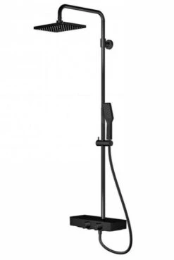 Steinberg 390 - Doucheset Met Thermostaat, 258x186 Mm, Mat Zwart 390 2700 S