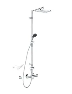 Hansa Fit - Doucheset Met Thermostaat, 260x200 Mm, Chroom 65162101