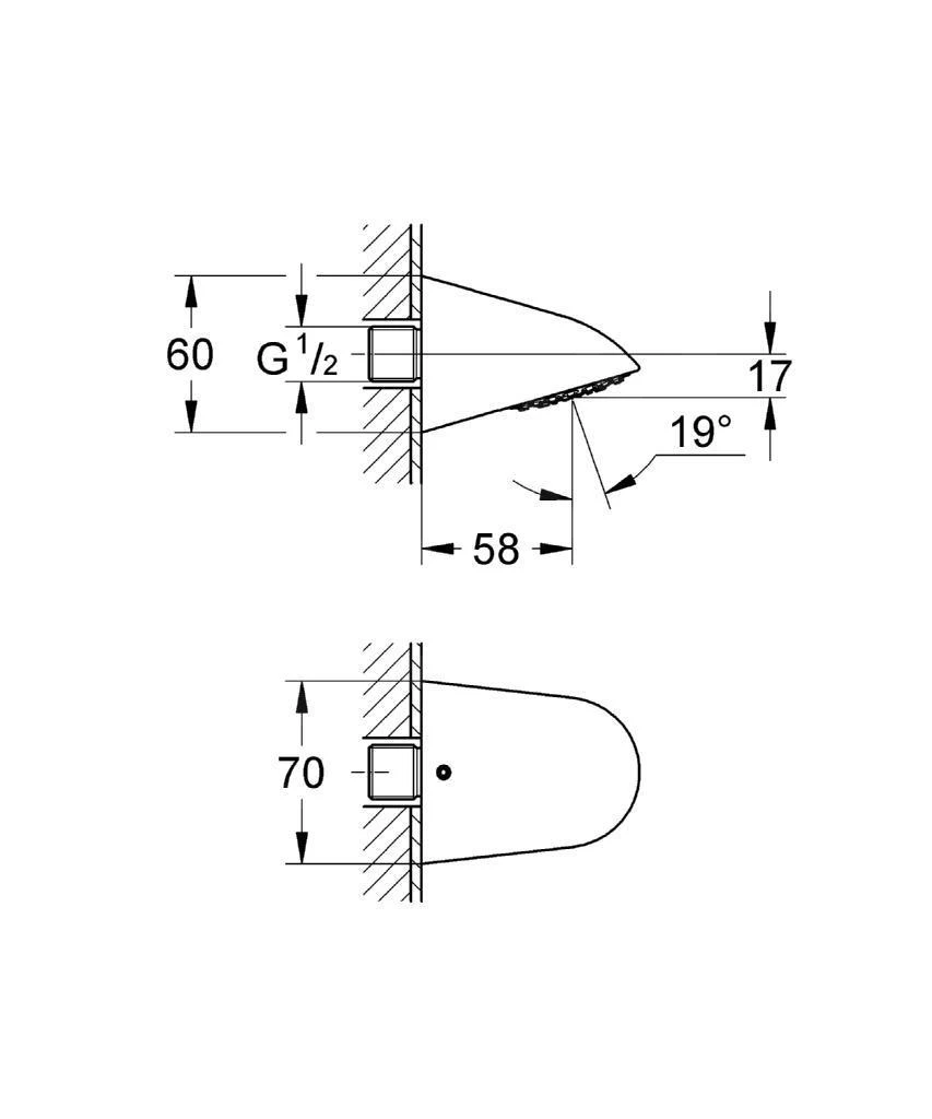 Grohe Relexa - Sportdouche, Chroom 28002000 4 Grohe Relexa - Sportdouche, Chroom 28002000 - Afbeelding 2