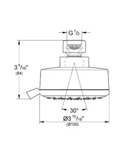 Grohe Tempesta Cosmopolitan - Hoofddouche 4jet, Chroom 27591001 -Douche Uitrusting fc3e422d0e3b391a4160d2a4