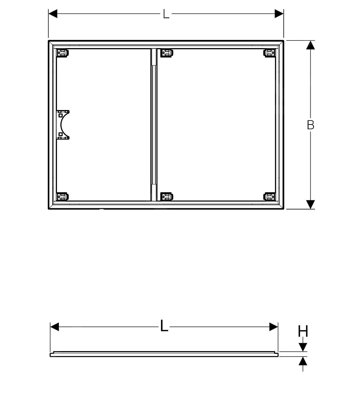 Geberit Setaplano - Installatieframe Voor Douchebakken, 800x1400 Mm, Voor 6 Steunpoten 154.466.00.1 4 Geberit Setaplano - Installatieframe Voor Douchebakken, 800x1400 Mm, Voor 6 Steunpoten 154.466.00.1 - Afbeelding 2