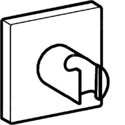 Hansa Houders - Douchehouder, Chroom 44440100 -Douche Uitrusting fce17b697ac19a43d6d3ceec