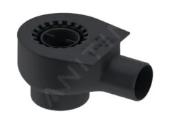 Tece Toebehoren - Sifon Voor Douchegoot Normaal, Zijaansluiting Aan Een Afvoer DN50 650001