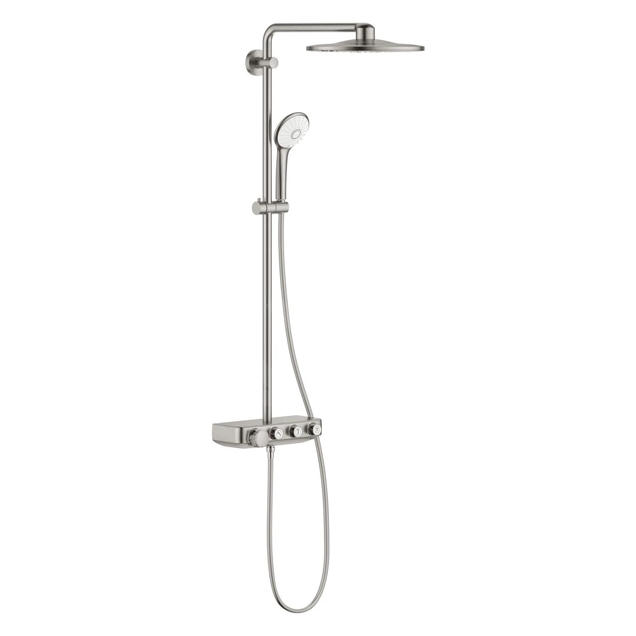 Grohe Euphoria SmartControl - Douchesysteem 310 Duo Met Thermostaatkraan, 3 Straalsoorten, Supersteel 26507DC0 3 Grohe Euphoria SmartControl - Douchesysteem 310 Duo Met Thermostaatkraan, 3 Straalsoorten, Supersteel 26507DC0